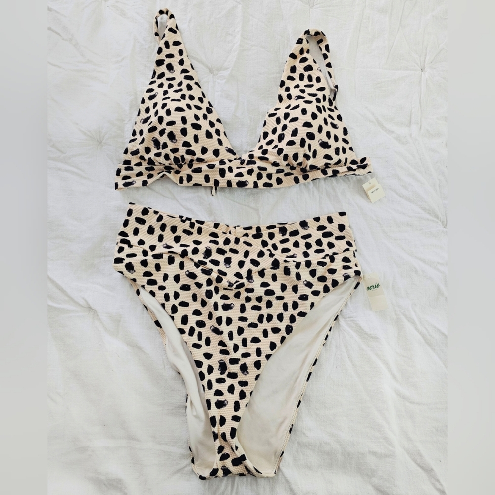 Aerie NWT Cheetah Spot Bikini